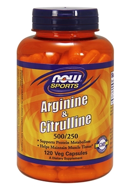 Now Sports Arginine&Citrulline-120Serv.-120Tabs. | Maxmuscle Elite